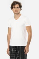 Cacharel V Yaka Kısa Kol T-shirt ve Cepli Ekoseli Alt Pijama Takım - 27