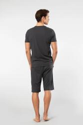 Cacharel V Yaka T-shirt ve Cepli Bermuda Şort Takım, %50 Pamuk %50 Modal - 3