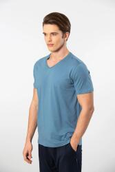 Cacharel V Yaka T-shirt ve Cepli Bermuda Şort Takım, %50 Pamuk %50 Modal - 10