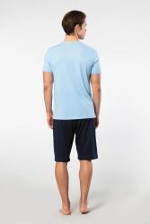 Cacharel V Yaka T-shirt ve Cepli Bermuda Şort Takım, %50 Pamuk %50 Modal - 19