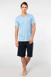 Cacharel V Yaka T-shirt ve Cepli Bermuda Şort Takım, %50 Pamuk %50 Modal - 18