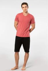 Cacharel V Yaka T-shirt ve Cepli Bermuda Şort Takım, %50 Pamuk %50 Modal - 20