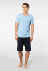 Cacharel V Yaka T-shirt ve Cepli Bermuda Şort Takım, %50 Pamuk %50 Modal - 17