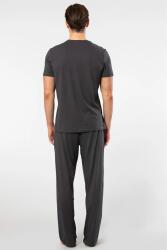 Cacharel V Yaka T-shirt ve Cepli Pijama Takım, %50 Pamuk %50 Modal - 7