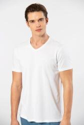 Cacharel V Yaka T-shirt ve Cepli Pijama Takım, %50 Pamuk %50 Modal Gri