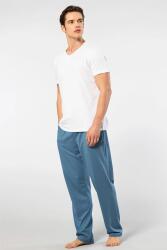Cacharel V Yaka T-shirt ve Cepli Pijama Takım, %50 Pamuk %50 Modal - 10
