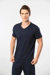 Cacharel V Yaka T-shirt ve Cepli Pijama Takım, %50 Pamuk %50 Modal - 20