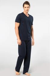 Cacharel V Yaka T-shirt ve Cepli Pijama Takım, %50 Pamuk %50 Modal - 21
