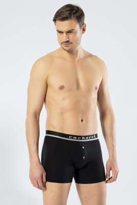 Cacharel Yazılı Düğmeli Erkek Boxer %95 pamuk %5 likralı - 5