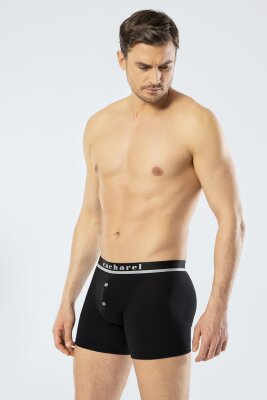 Cacharel Yazılı Düğmeli Erkek Boxer %95 pamuk %5 likralı - 6