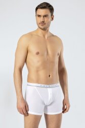 Cacharel Yazılı Düğmeli Erkek Boxer %95 pamuk %5 likralı - 9