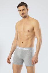 Cacharel Yazılı Düğmeli Erkek Boxer %95 pamuk %5 likralı - 2