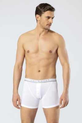 Cacharel Yazılı Düğmeli Erkek Boxer %95 pamuk %5 likralı - 8
