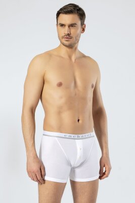Cacharel Yazılı Düğmeli Erkek Boxer %95 pamuk %5 likralı - 9