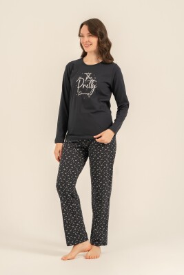 Çiftlere Özel KADIN Pijama Takım, %100 Pamuk - 6