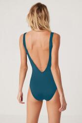 Çizgi Dokulu V Yaka Balensiz Toparlayıcı Mayo - 6