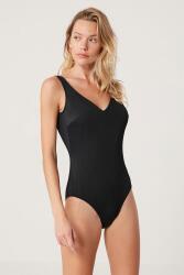 Çizgi Dokulu V Yaka Balensiz Toparlayıcı Mayo - 7