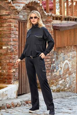 Cossy By Aqua Kadın Spor 2'li Takım, Cep Detaylı Takım - 5