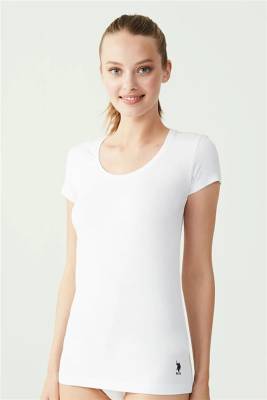 U.S. Polo Assn. - Derin Yuvarlak Yakalı Kadın Atlet