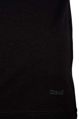 Düz Renk Bisiklet Yaka 2 li Erkek Basic Tshirt, %47 Modal %47 Pamuk %6 Elastan - 9