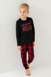 Ekoseli Kışlık Siyah Pijama Takım – Yetişkin ve Çocuk Pijamalar Ayrı Ayrı Fiyatlandırılır - 4