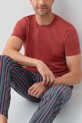 Erkek %100 Pamuk Kısa Kollu Pijama Takımı – Cepli Çizgili Alt, Kısakol Üst, Rahat Kalıp - 7