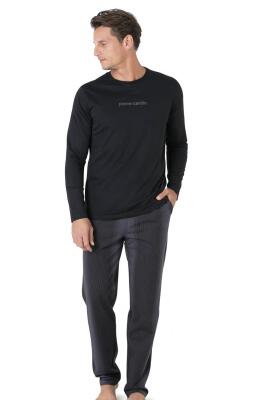 Erkek %100 Pamuk Pijama Takım, Uzunkol Mevsimlik Pijama Takım - 4