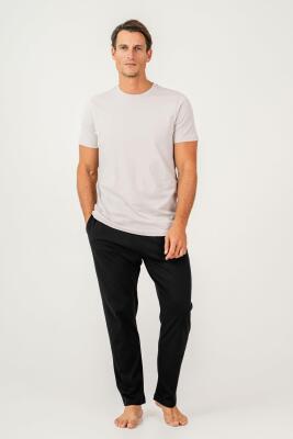 Erkek %100 Pamuklu Kısa Kol Pijama Takım - 6