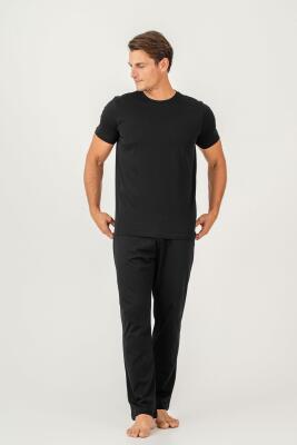 Erkek %100 Pamuklu Kısa Kol Pijama Takım - 15