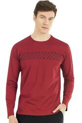 Erkek %100 Pamuklu Uzunkol Mevsimli Pijama Takım - 2