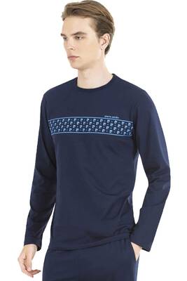 Erkek %100 Pamuklu Uzunkol Mevsimli Pijama Takım - 6