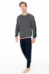 U.S. Polo Assn. - Erkek 2 İplik Kışlık Ev Giyim Alt Üst Takım (1)