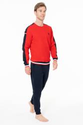 Erkek 2 İplik Kışlık Ev Giyim Alt Üst Takım - Thumbnail