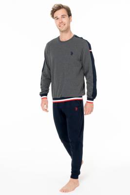 U.S. Polo Assn. - Erkek 2 İplik Kışlık Ev Giyim Alt Üst Takım (1)