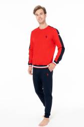 Erkek 2 İplik Kışlık Ev Giyim Alt Üst Takım - Thumbnail