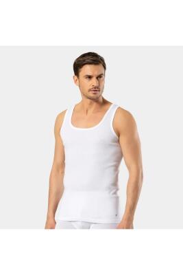 Erkek 2'li %100 Pamuk Atlet  - 4