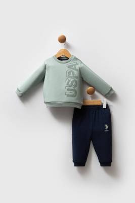 U.S. Polo Assn. - Erkek Bebek 2 İplik Alt Üst Takım