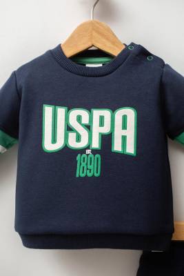 U.S. Polo Assn. - Erkek Bebek 3 İplik Dokuma Kışlık Alt Üst Takım (1)