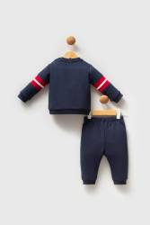 Erkek Bebek 3 İplik Dokuma Kışlık Alt Üst Takım - Thumbnail