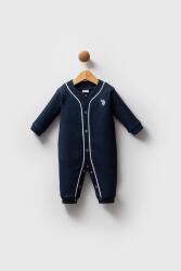 Erkek Bebek Lacivert Tulum, %100 Pamuklu Ribana Kumaş - 1