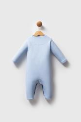 Erkek Bebek Mavi Tulum, %100 Pamuk - 3