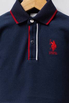 U.S. Polo Assn. - Erkek Bebek Polo Yaka Pike Kumaş Alt Üst Takım (1)