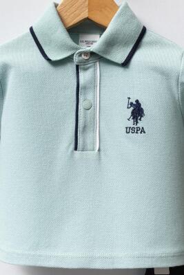 Erkek Bebek Polo Yaka Pike Kumaş Alt Üst Takım - 14