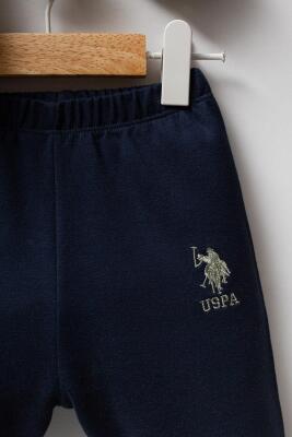 Erkek Bebek Polo Yaka Pike Kumaş Alt Üst Takım - 19