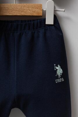 Erkek Bebek Polo Yaka Pike Kumaş Alt Üst Takım - 15