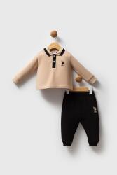 Erkek Bebek Polo Yaka Pike Kumaş Uzunkol Alt Üst Takım - 1