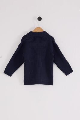 Erkek Bebek Triko Hırka - 3