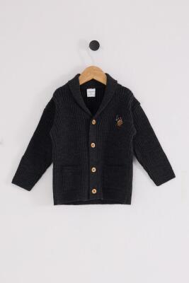 Erkek Bebek Triko Hırka - 4