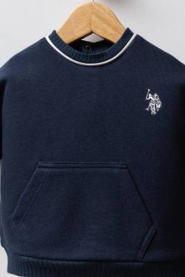 U.S. Polo Assn. - Erkek Bebek Yuvarlak Yaka 3 İplik Kumaş Uzunkol Alt Üst Takım (1)