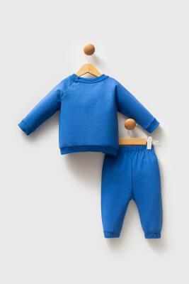 Erkek Bebek Yuvarlak Yaka İki İplik Kumaş Uzunkol Alt Üst Takım - 20
